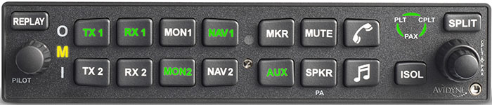 Avidyne AMX-240 Audio Panel