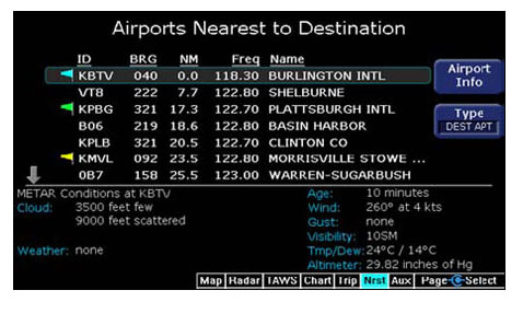 EX500 Nearest Airport Page