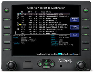 EX600 NRST to Destination Page