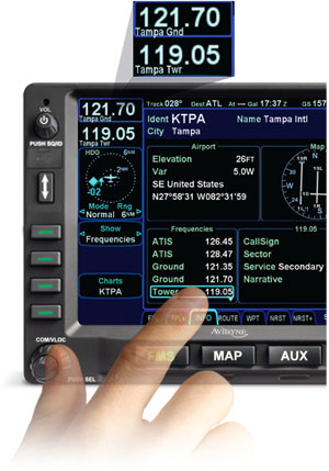 Avidyne IFD540 Touch Screen GPS